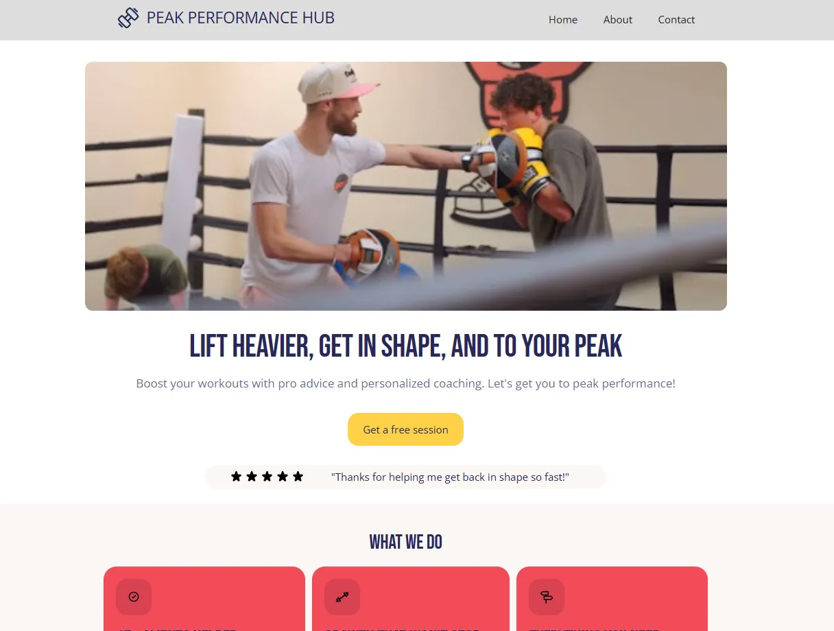 Peak Performance Hub Case Study